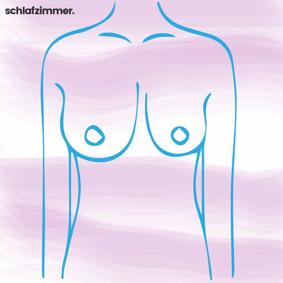 Brüste asymmetrische dumbcosmeeto: Hängende
