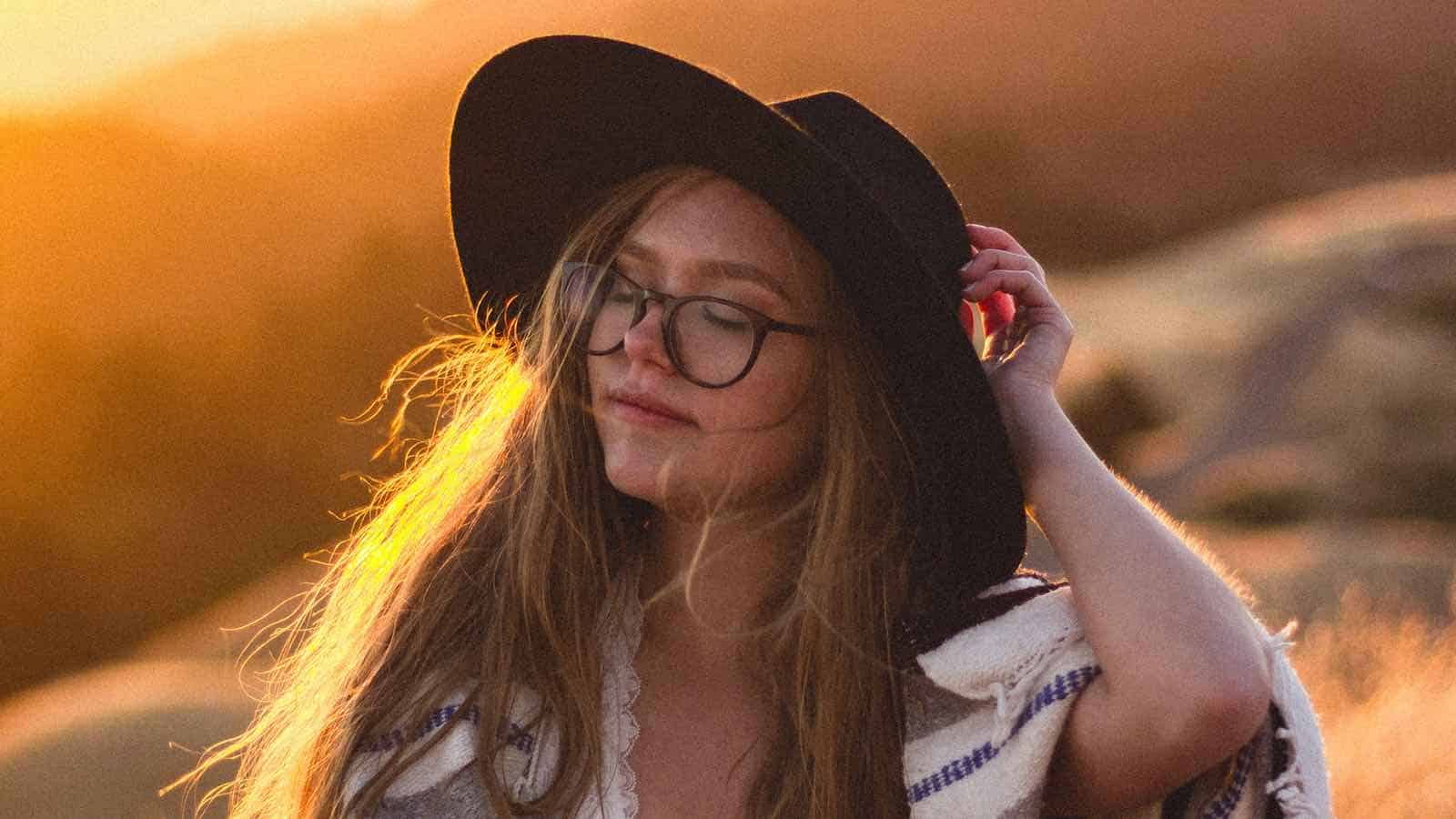 Ein Hut schützt vor UV-Strahlungen