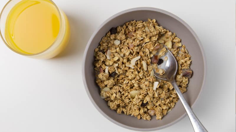 Haferflocken-Quark-Gesichtsmaske