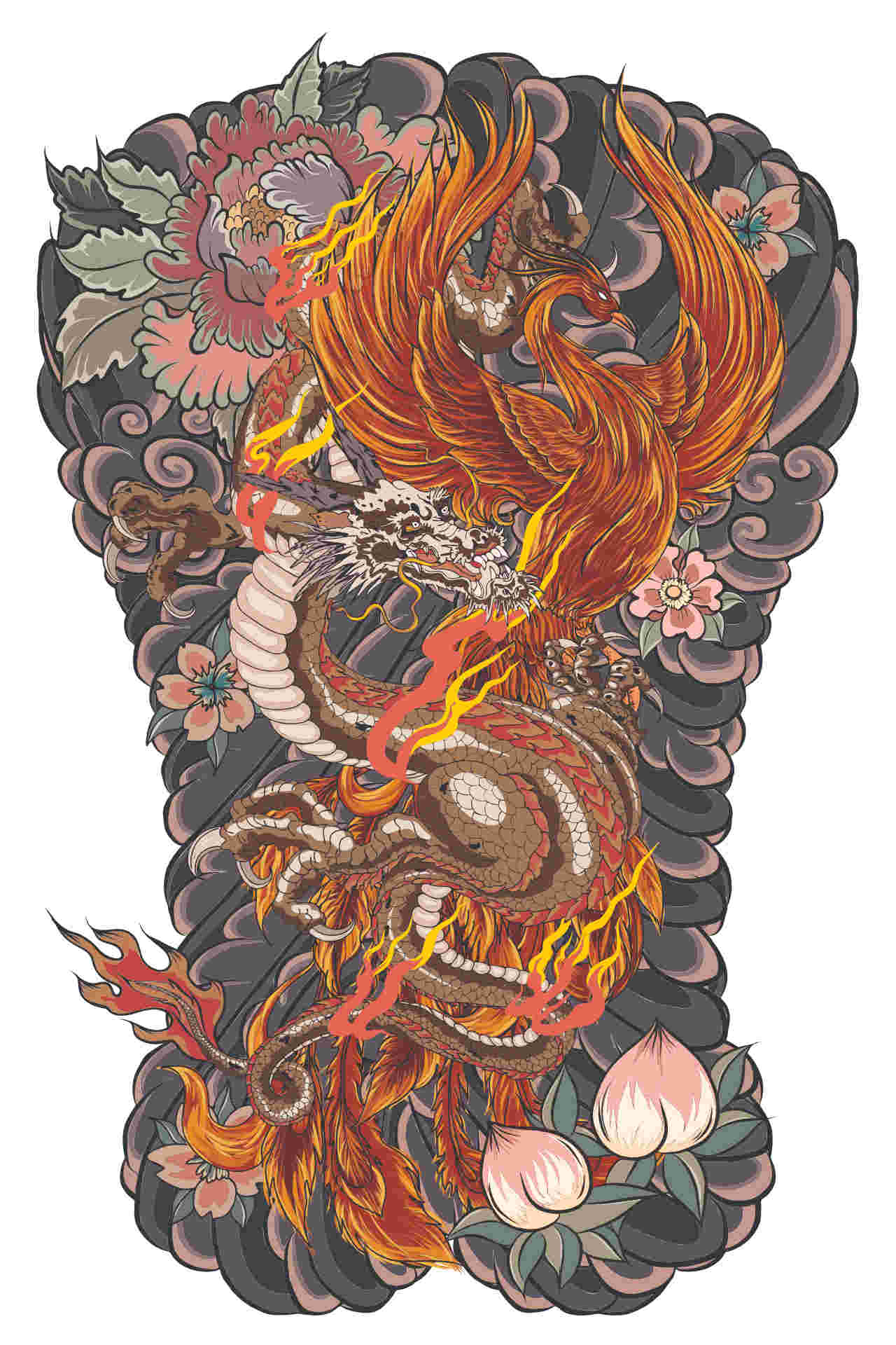 Phönix-Tattoo-Vorlage-14