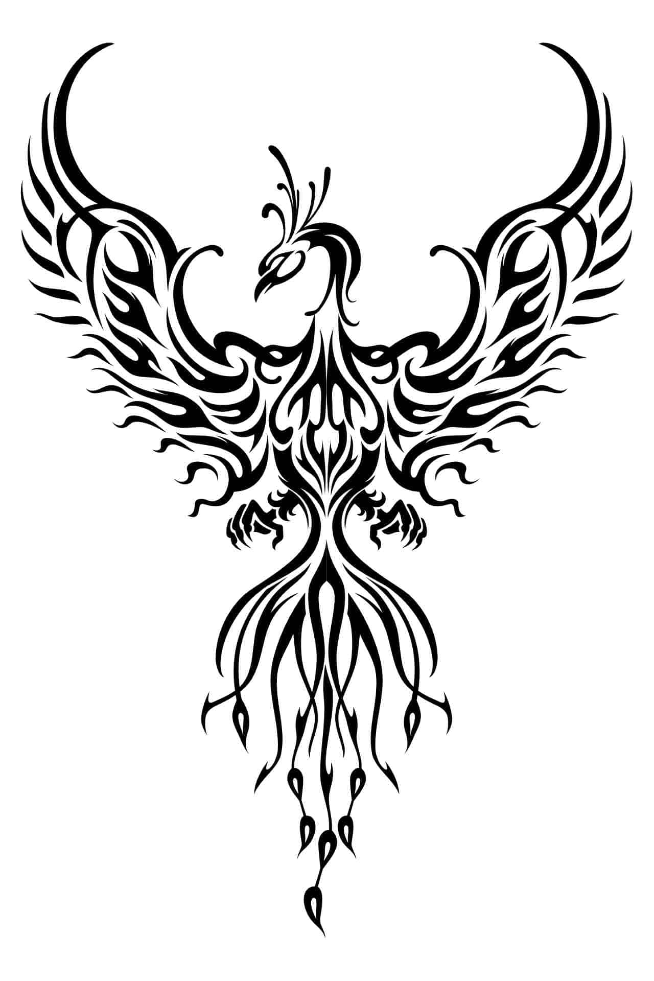 Phönix-Tattoo-Vorlage-5