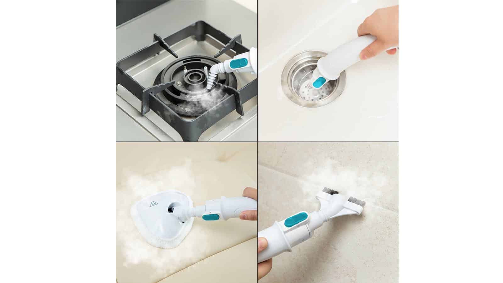 Der Dampfbesen von Neatec ist sehr vielfältig einsetzbar