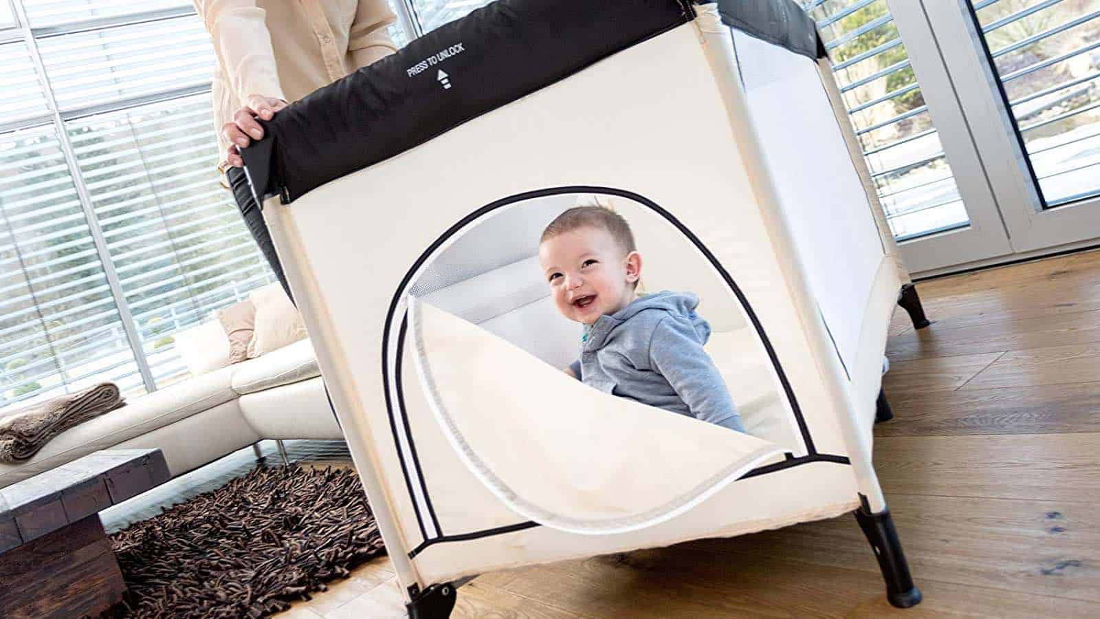 Hauck Kinderreisebett im Einsatz