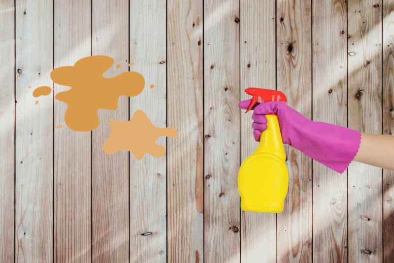 Fettflecken auf Holz entfernen So geht