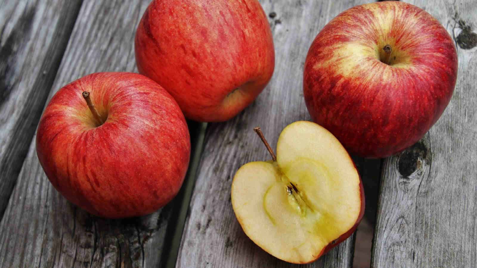 Äpfel als natürliches Abführmittel.