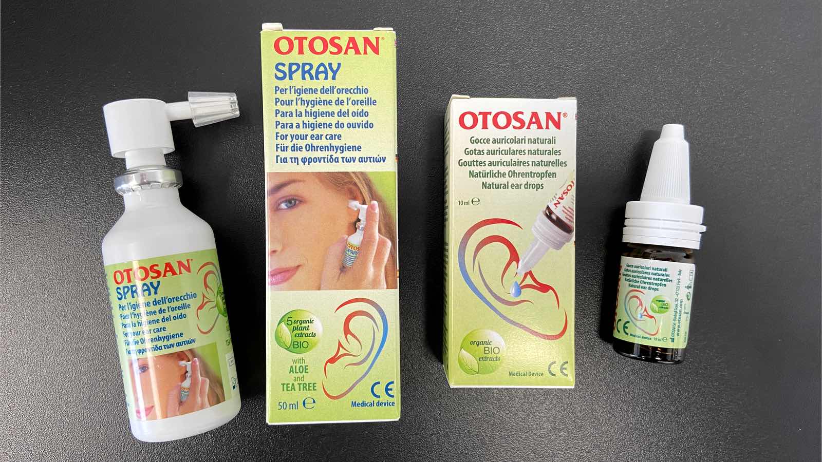 Unsere Testprodukte von Otosan®