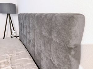 Detailaufnahme vom Mozart-Bett